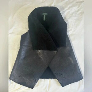 Ralph Lauren faux fur vest size XS